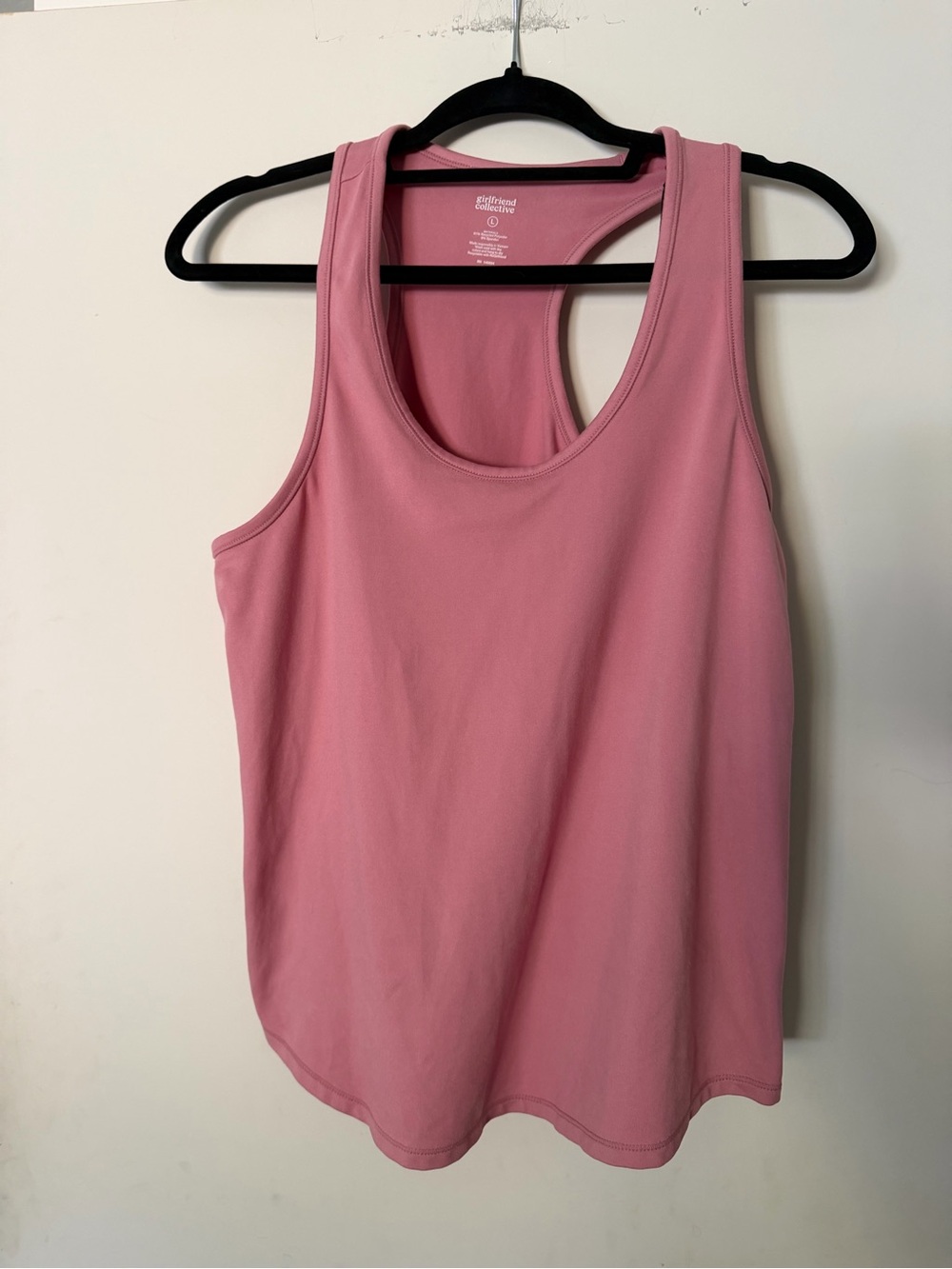 girlfriend collective Pink Racerback Tank NWT